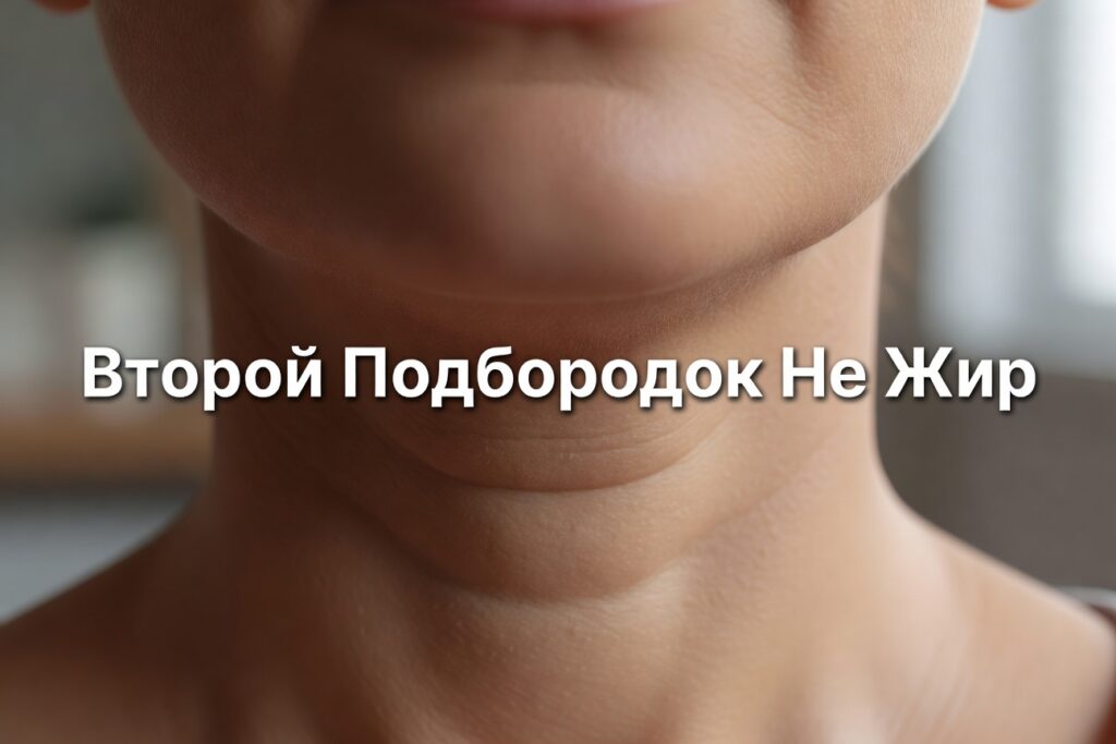 причины второго подбородка — ВТОРОЙ ПОДБОРОДОК — это НЕ ЖИР! Причины, о которых вы НЕ ЗНАЛИ