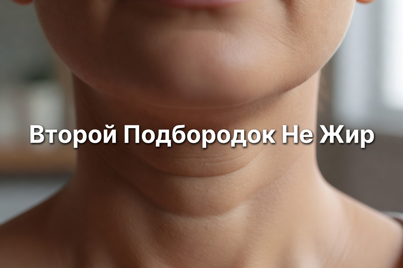 причины второго подбородка — ВТОРОЙ ПОДБОРОДОК — это НЕ ЖИР! Причины, о которых вы НЕ ЗНАЛИ