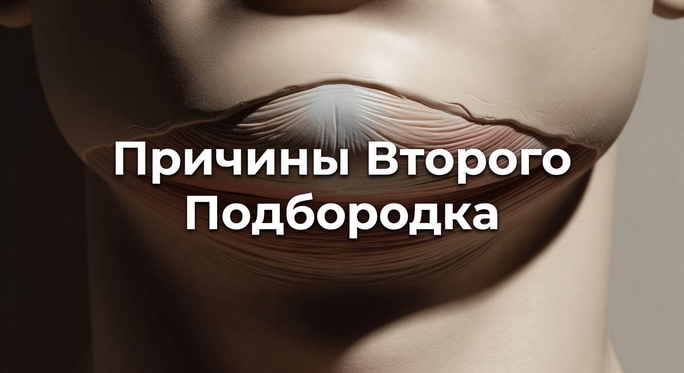 причины второго подбородка — ВТОРОЙ ПОДБОРОДОК — это НЕ ЖИР! Причины, о которых вы НЕ ЗНАЛИ 2