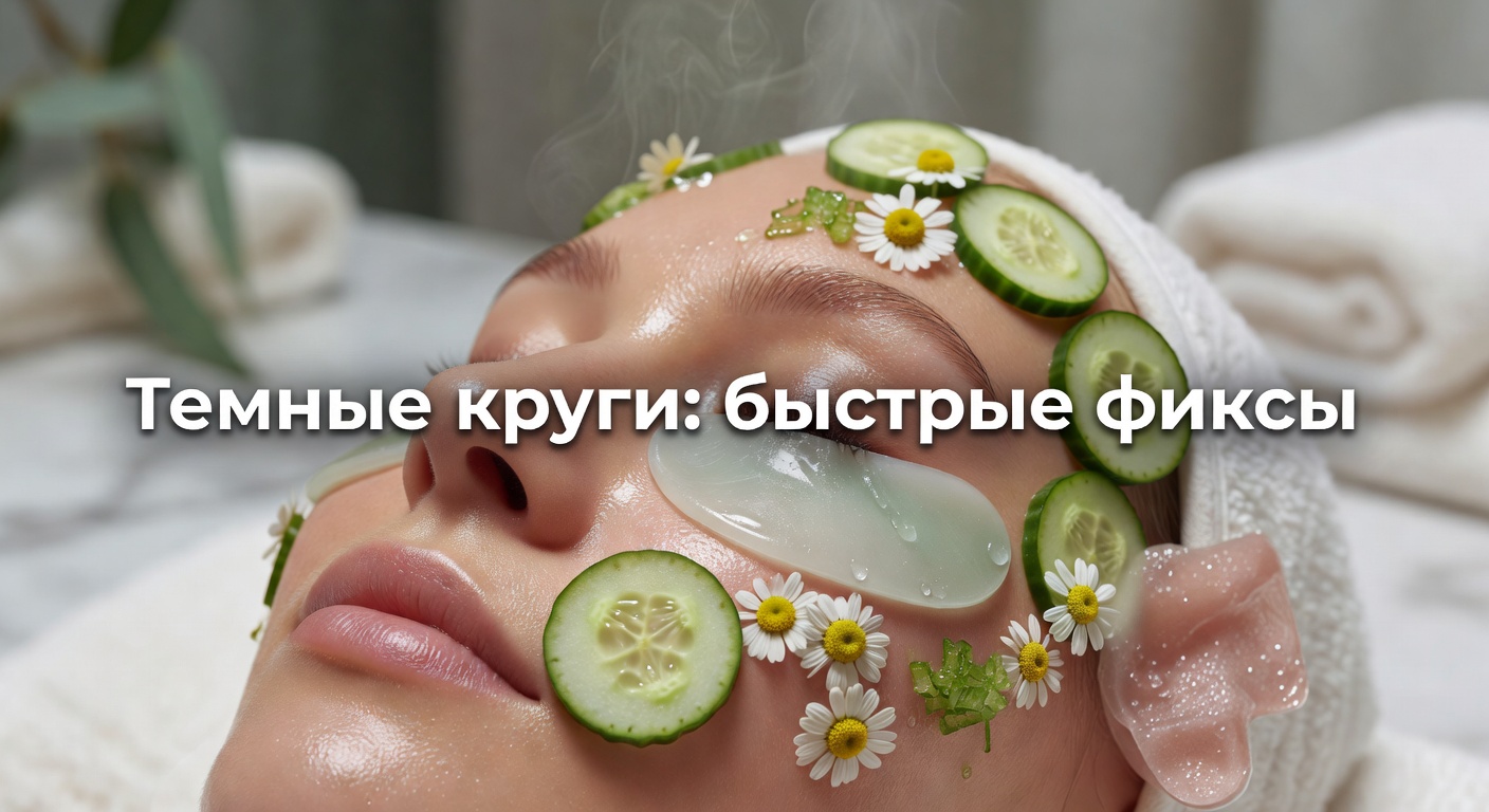 тёмные круги под глазами — Dark Circles & Hollow Under Eyes? Try These Fast Fixes!