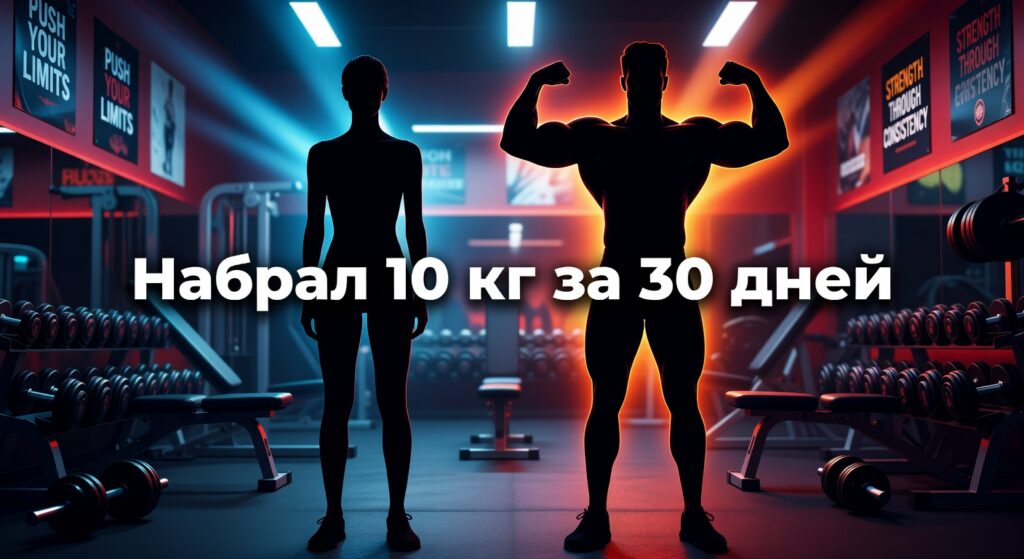 набор 10 кг за месяц — Набрал 10 кг за 30 дней | Трансформация тела ДРИЩА за месяц
