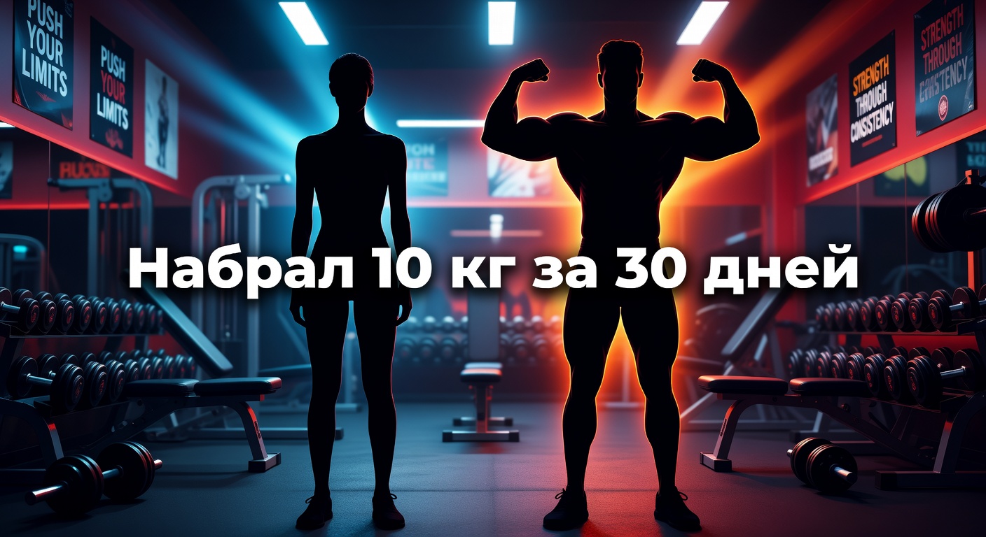 набор 10 кг за месяц — Набрал 10 кг за 30 дней | Трансформация тела ДРИЩА за месяц