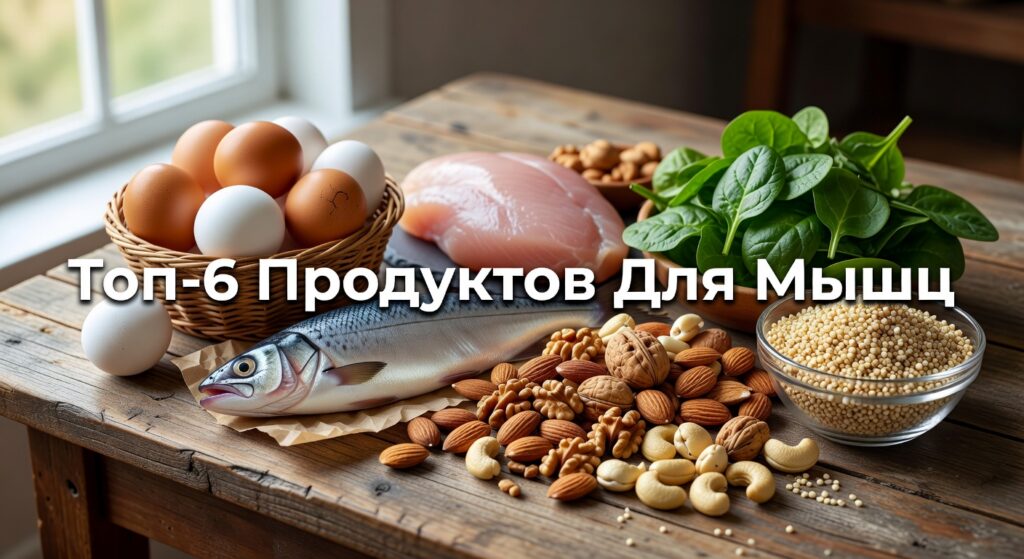 топ продукты для мышц — Топ-6 супер продуктов для мышц (Срочно включите в рацион)