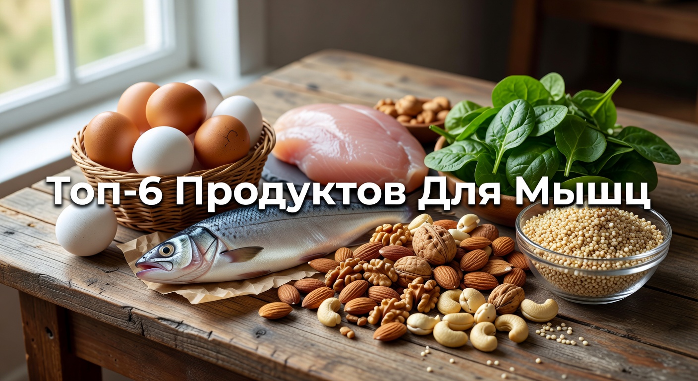 топ продукты для мышц — Топ-6 супер продуктов для мышц (Срочно включите в рацион)