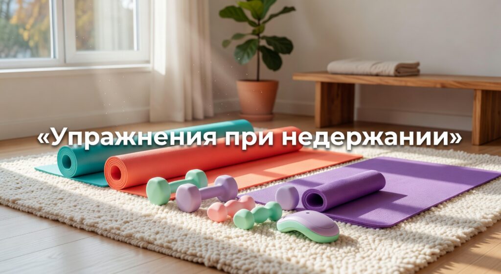 упражнения при недержании мочи у женщин — Упражнения при НЕДЕРЖАНИИ  мочи у женщин ДЕЛАЙТЕ  И вы ЗАБУДЕТЕ о Проблеме.