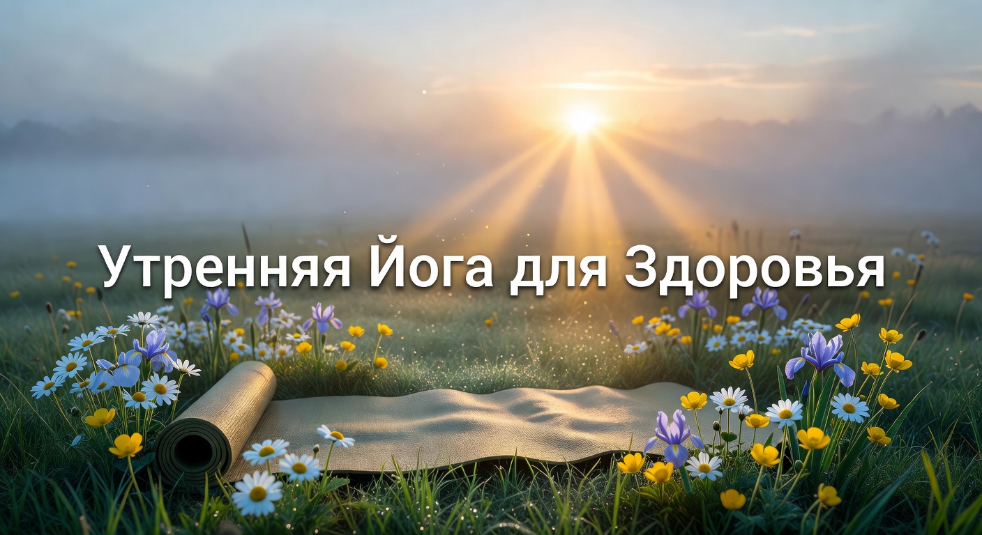 утренняя йога для начинающих — УТРЕННЯЯ ЙОГА 10 мин для красоты и здоровья (йога для начинающих, утренняя зарядка)